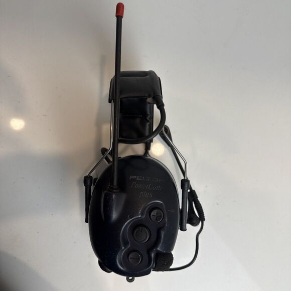 *READ* 3M Peltor Power-com Plus MT53H7A4610 POWERS ON *UNTESTED* USED - Picture 3 of 7